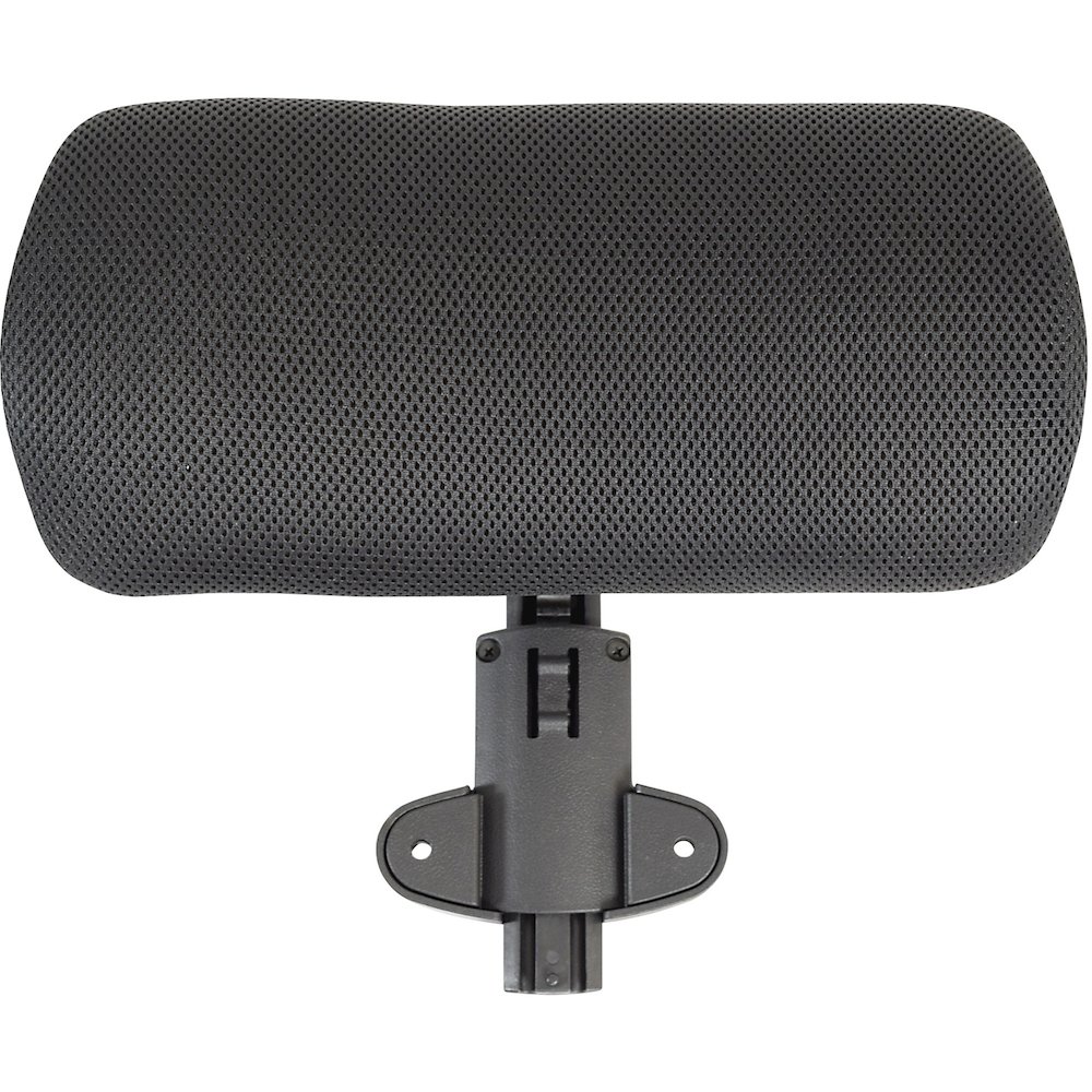 Lorell Ergomesh Executive Chair Headrest - Black - 1 Each. Picture 1