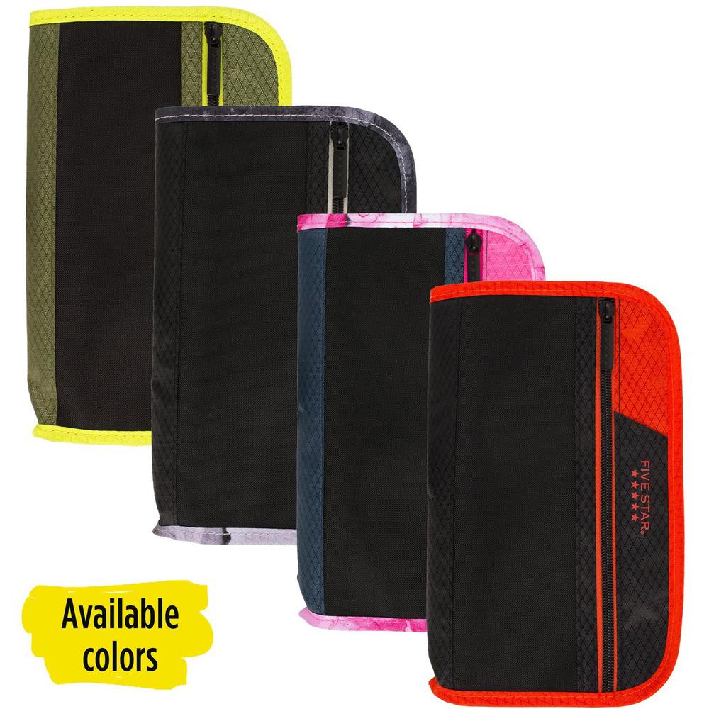 Five Star Xpanz Carrying Case (Pouch) Pencil, Pen, Supplies - Assorted - Puncture Resistant - 1 Each. Picture 1