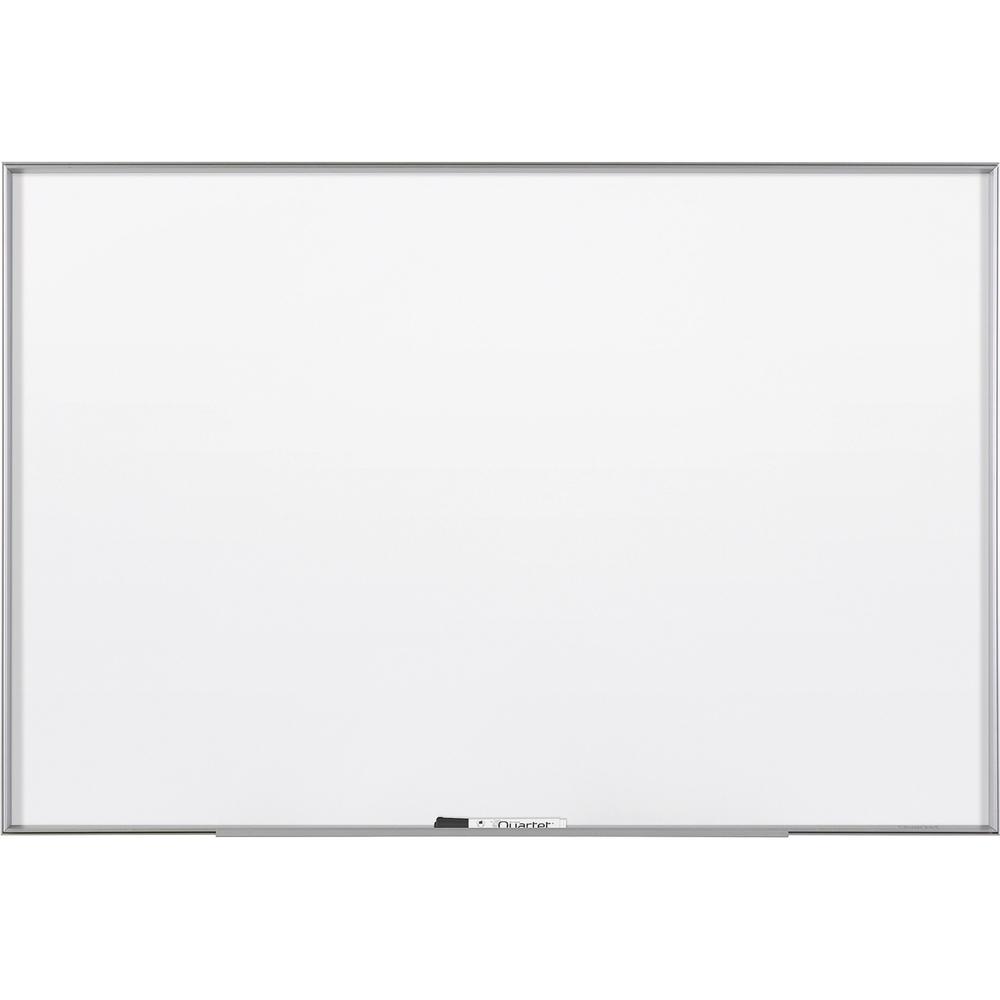 Quartet Fusion Nano-Clean Magnetic Dry-Erase Board - 48" (4 ft) Width x 36" (3 ft) Height - White Surface - Silver Aluminum Frame - Horizontal/Vertical - Magnetic - 1 Each. Picture 1