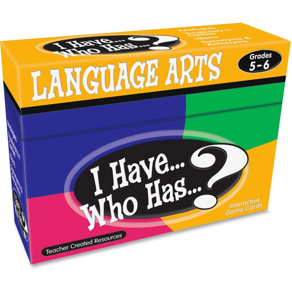 Teacher Created Resources 5&6 I Have Language Arts Game - Educational - 1 Each. Picture 1