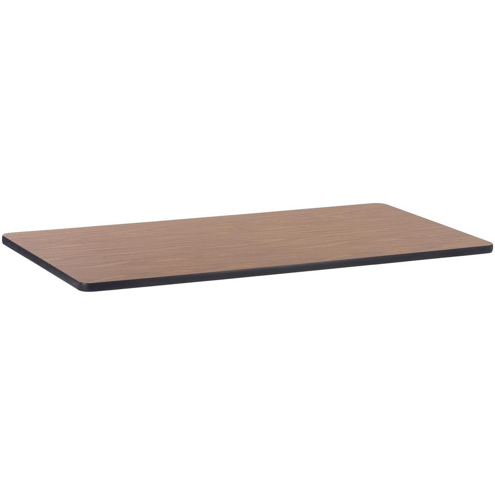 Lorell Classroom Activity Tabletop - High Pressure Laminate (HPL), Medium Oak Rectangle Top - 30" Table Top Width x 60" Table Top Depth x 1.13" Table Top Thickness - Assembly Required - 1 Each. Picture 1