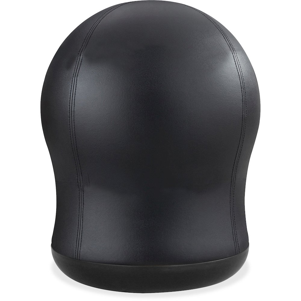 Safco Zenergy Vinyl Swivel Ball Chair - Black Vinyl - Polyester - 1 Each. Picture 1