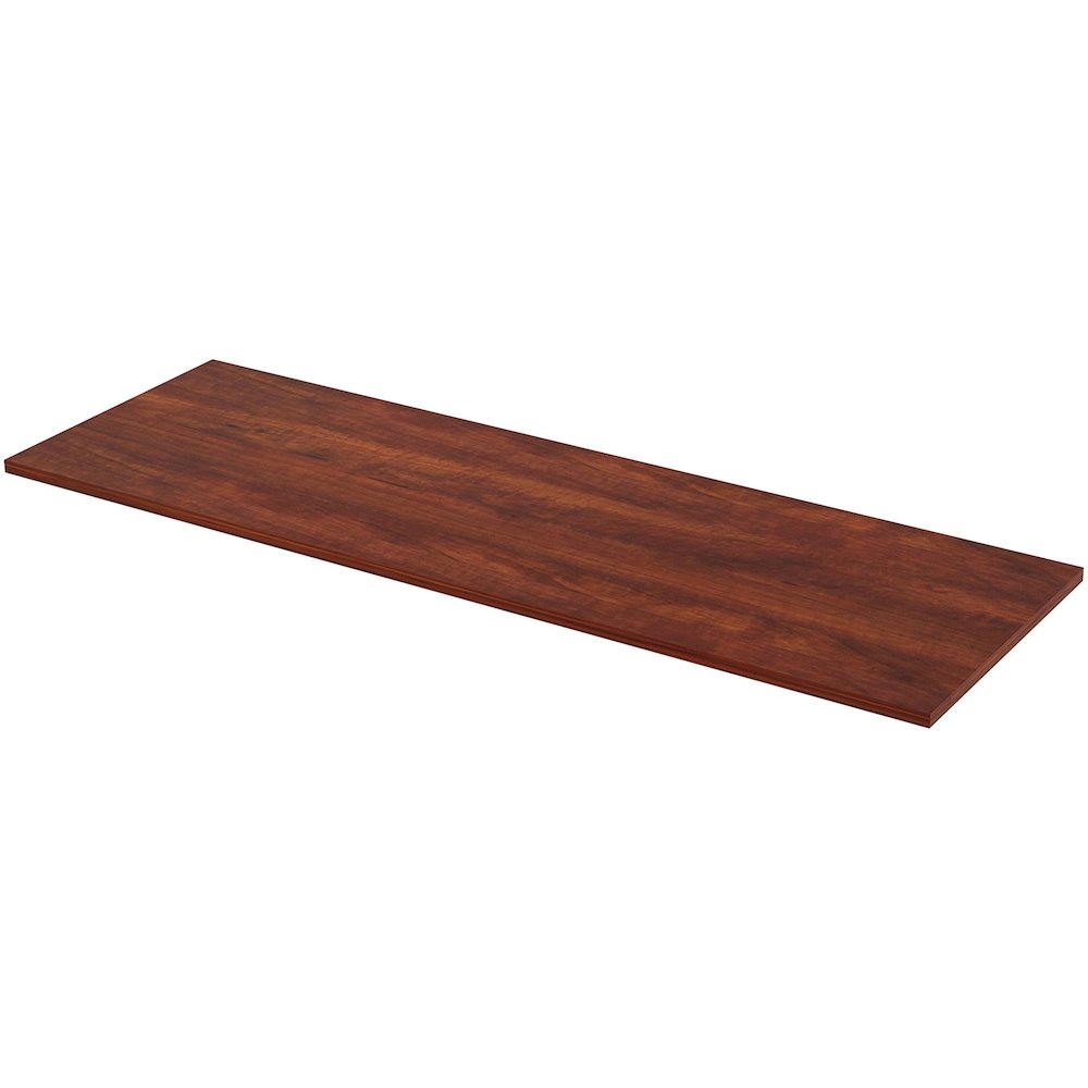 Lorell Training Tabletop - Cherry Rectangle, Laminated Top - Adjustable Height - 72" Table Top Width x 24" Table Top Depth x 1" Table Top Thickness - Assembly Required - 1 Each. Picture 1