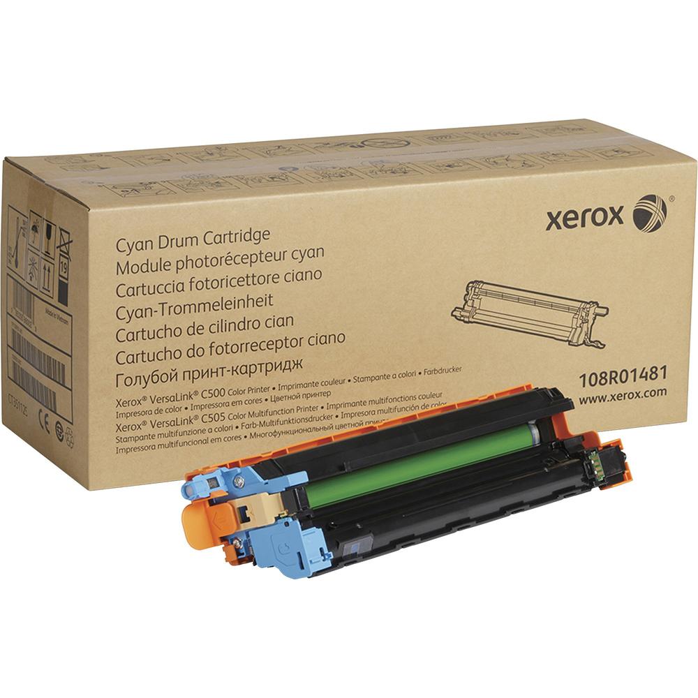 Xerox VersaLink C500/C505 Drum Cartridge - Laser Print Technology - 40000 Pages - 1 Each - Cyan. Picture 1