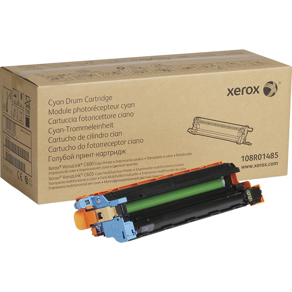 Xerox VersaLink C600/C605 Drum Cartridge - Laser Print Technology - 40000 Pages - 1 Each - Cyan. Picture 1