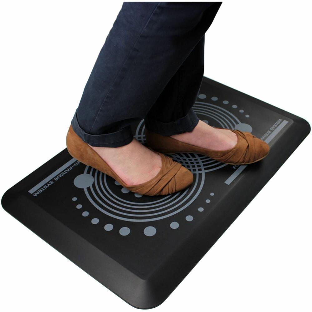 2000 Black Active Anti-Fatigue Mat - 20" x 32". Picture 1