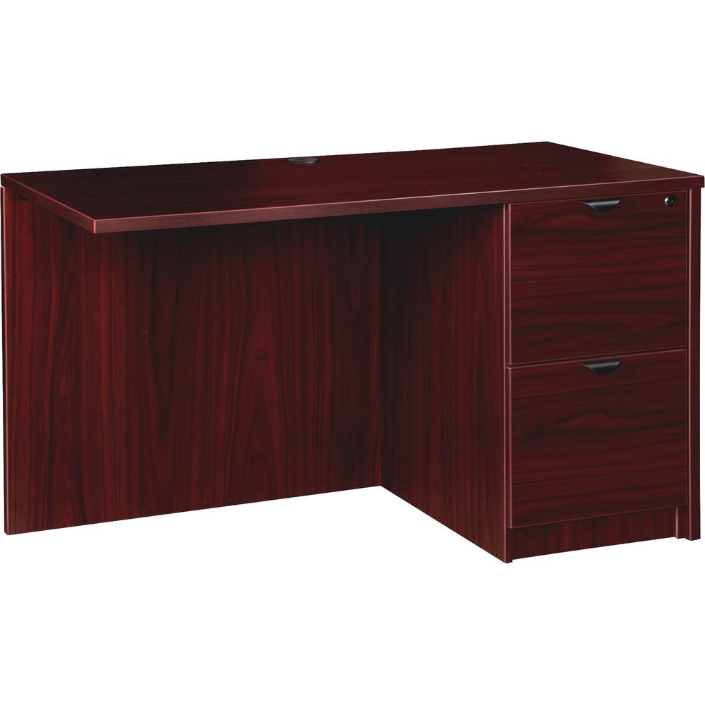 Lorell Prominence 2.0 Right Return - 29" Height x 48" Width x 24" Depth, 1" Thickness Top - Total Drawer(s): 2 - Band Edge - Material: Particleboard - Finish: Laminate - 1 Each. Picture 1