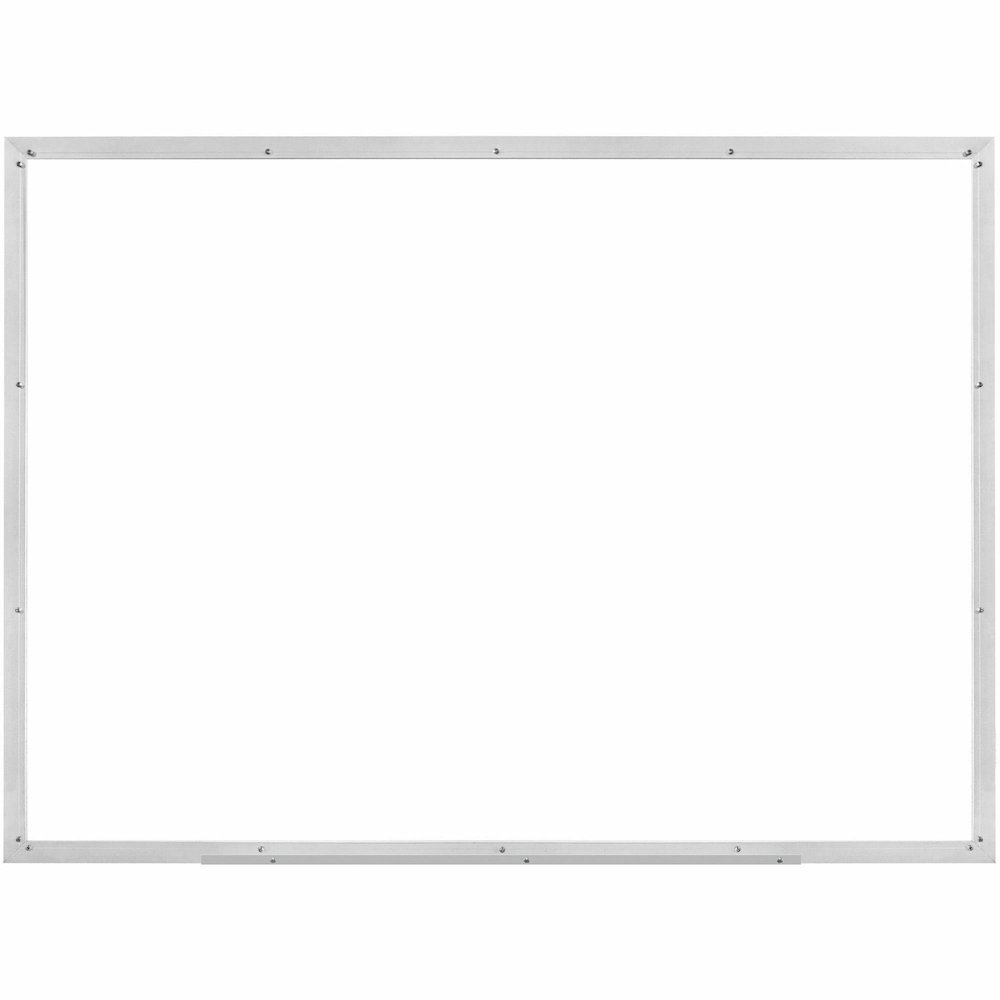 Lorell Dry-erase Board - 48" (4 ft) Width x 36" (3 ft) Height - White Styrene Surface - White Aluminum Frame - Rectangle - 1 Each. Picture 1