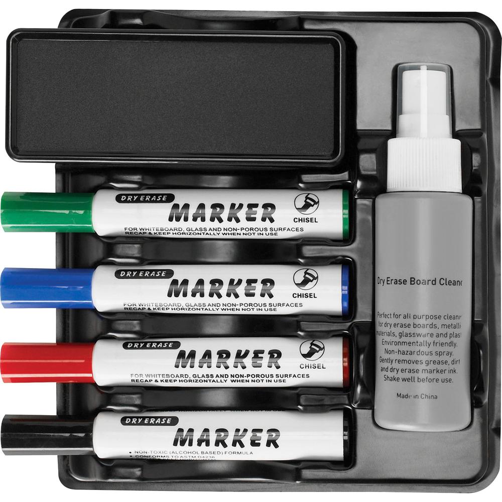 Lorell Dry-erase Marker Caddy Kit - 1 Kit. Picture 1