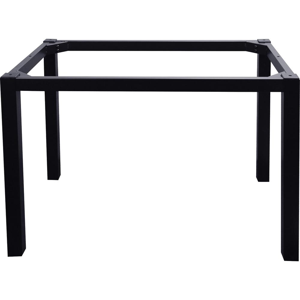 Lorell Adjustable Desk Riser Floor Stand - 29" Height x 36" Width x 22.75" Depth - Floor - Steel - Black. Picture 1