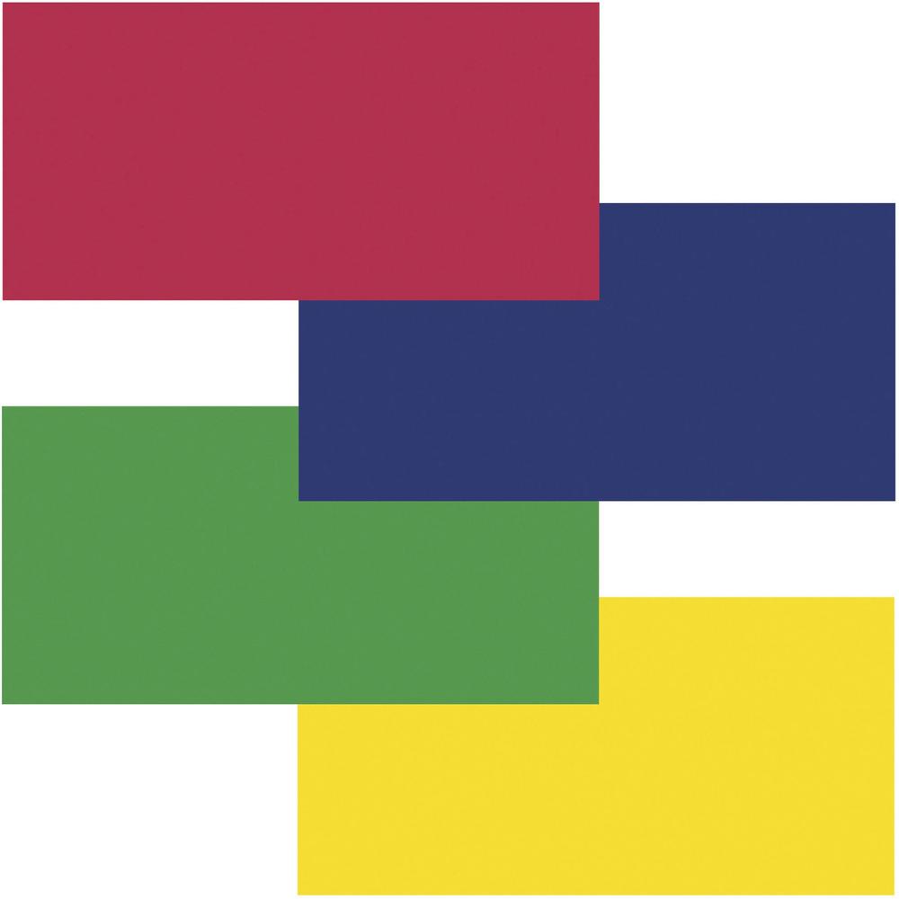 Fadeless Primary Colors Bulletin Art Paper - Fun and Learning, Table Skirting, Display, Decoration, Art Project, Craft Project, Bulletin Board - 3.25"Height x 48"Width x 12 ftLength - 4 / Carton - Fla. Picture 1