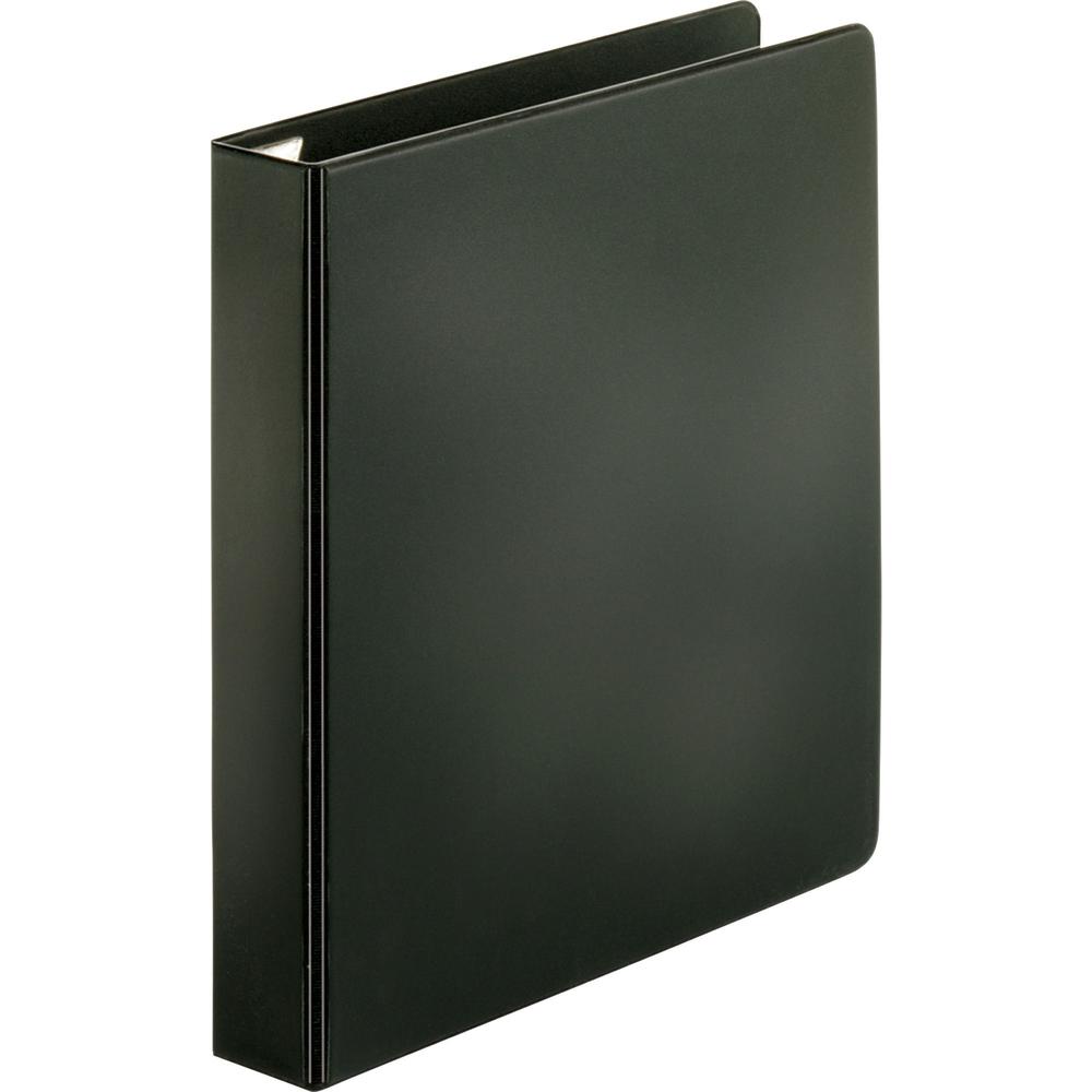 Business Source EasyOpen Locking Slant-D Ring Binders - 1 1/2" Binder Capacity - Letter - 8 1/2" x 11" Sheet Size - 325 Sheet Capacity - Slant D-Ring Fastener(s) - Inside Front & Back Pocket(s) - Poly. Picture 1