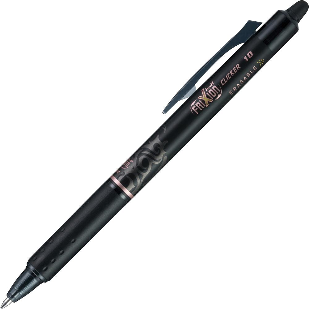 Pilot Erasable & Retractable Gel Pen - Refillable - Retractable - Erasable - Black Ink - Gel-based - Writing, Document - 1 Dozen. Picture 1