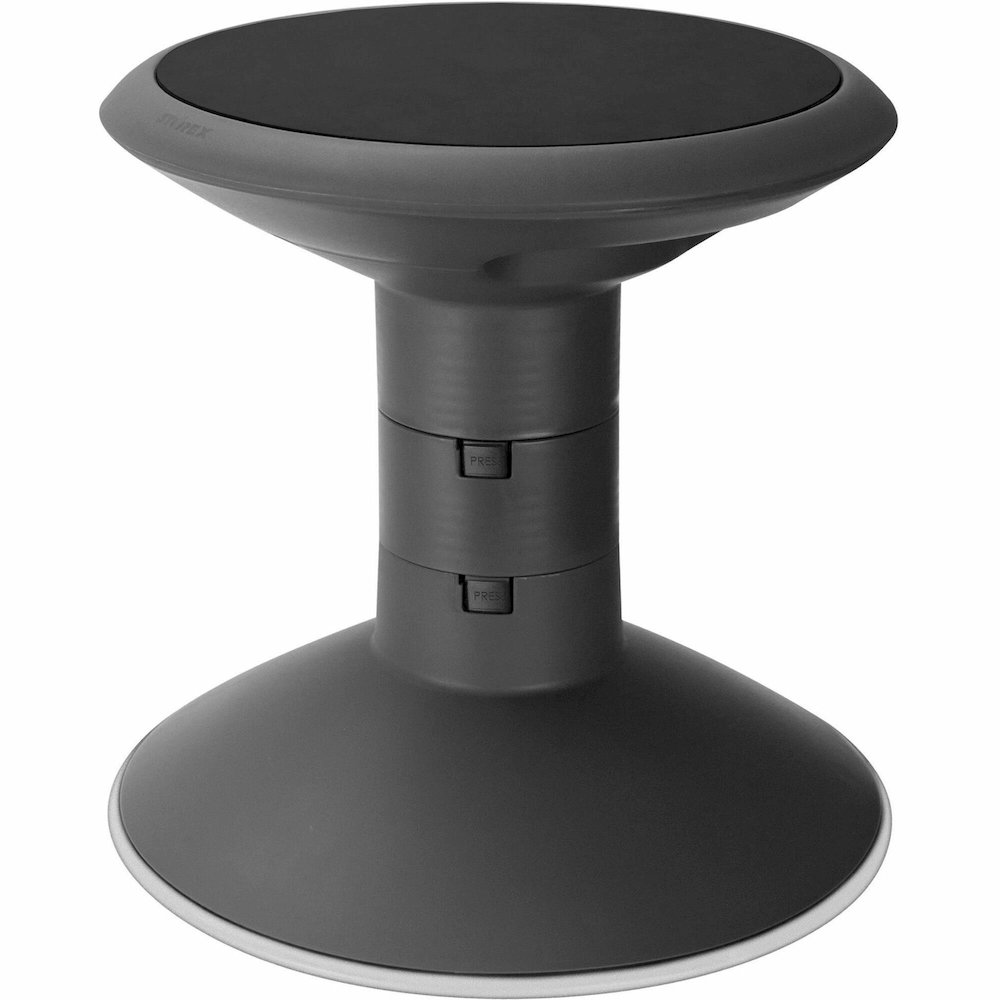 Storex Wiggle Stool - Black - 1 Each. Picture 1