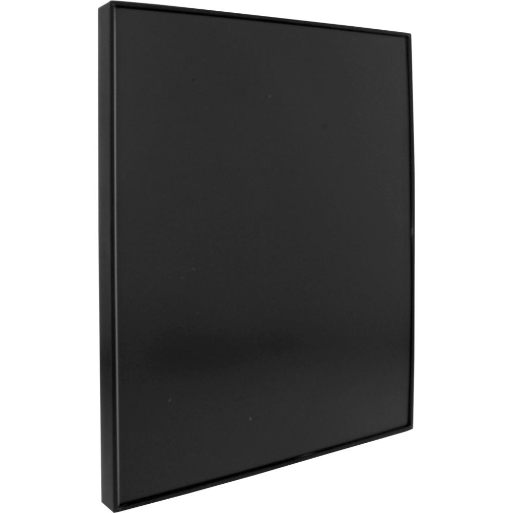 Lorell Snap Plate Architectural Sign - 8.5" Width x 11" Height - Rectangular Shape - Surface-mountable - Easy Readability, Injection-molded, Easy to Use - Plastic - Black - 1 Each. Picture 1