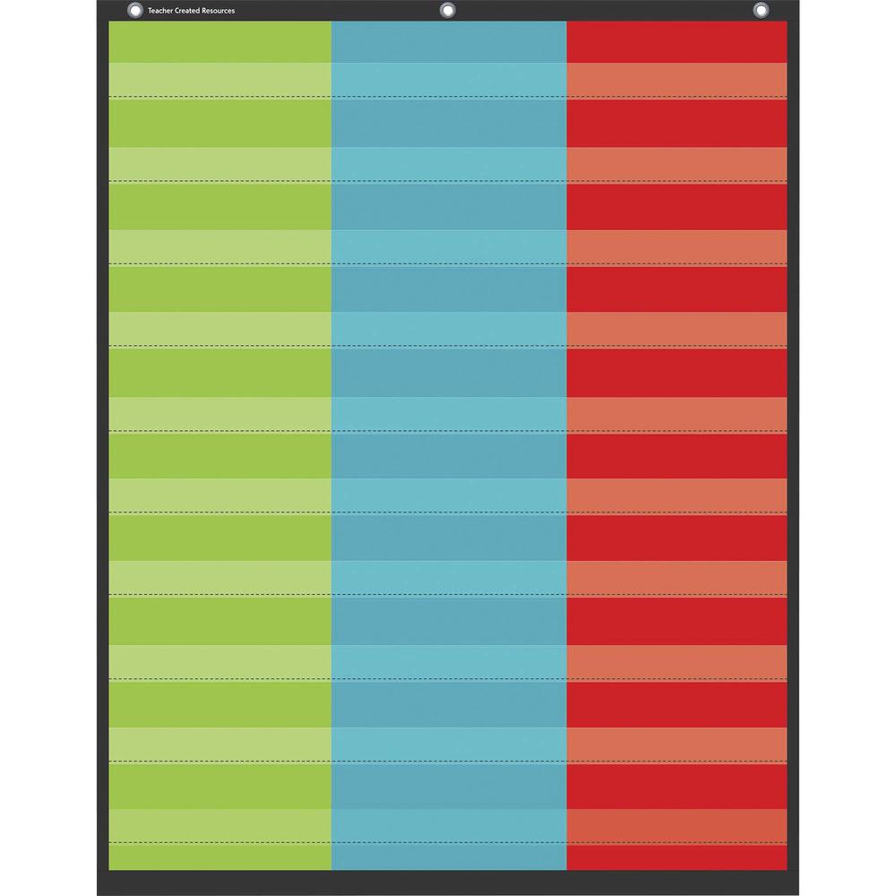 Teacher Created Resources 3 Column Pocket Chart - Theme/Subject: Learning - 1 Each. Picture 1