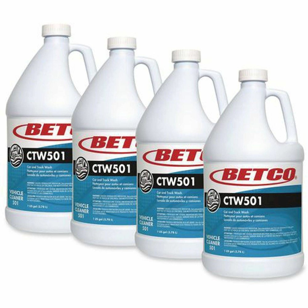 Betco CTW501 Car & Truck Wash - For Car, Truck - 1 gal - Streak-free - Yellow Green - 4 / Carton. Picture 1