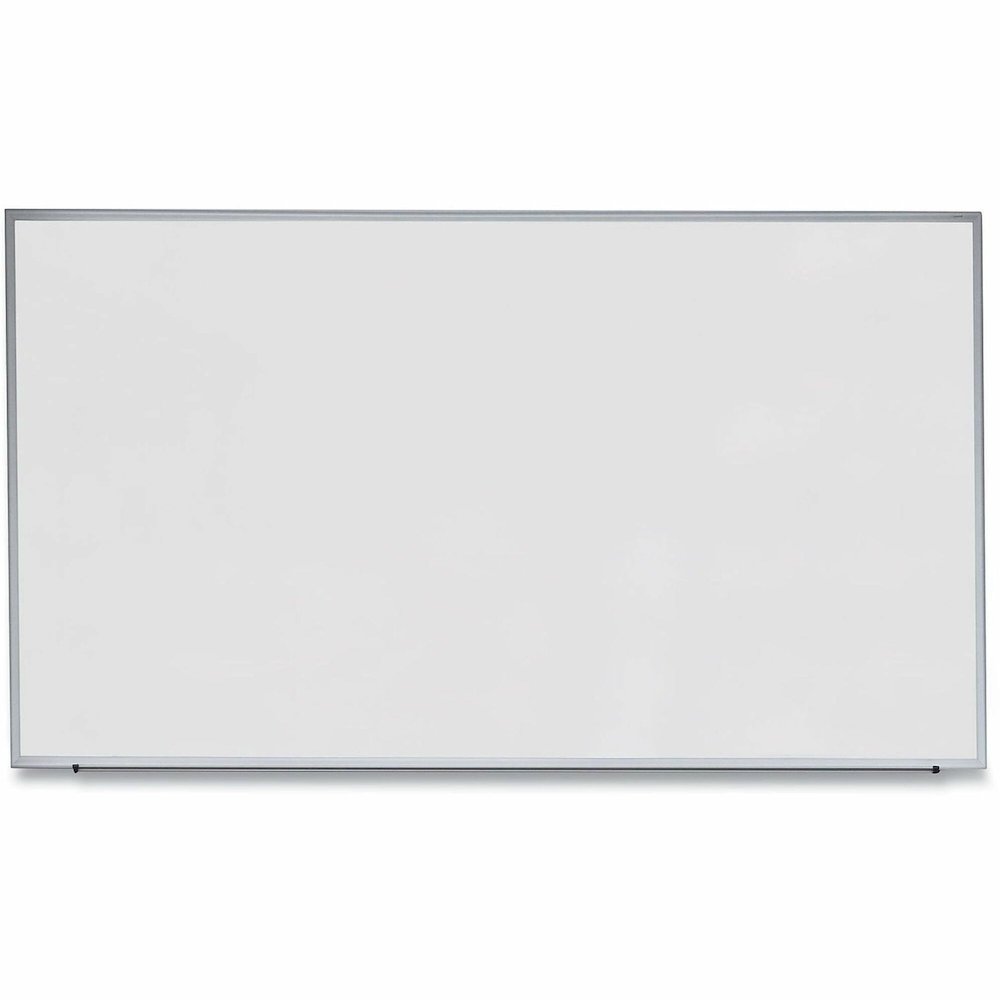 Universal Dry Erase Board - 72" (6 ft) Width x 48" (4 ft) Height - White Melamine Surface - Anodized Aluminum Frame - 1 Each. Picture 1