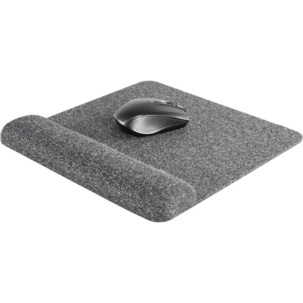 Allsop Premium Plush Mousepad - (32311) - 1.85" Height x 11.60" Width - Gray - Foam - Mouse - Retail - 1 Each. Picture 1