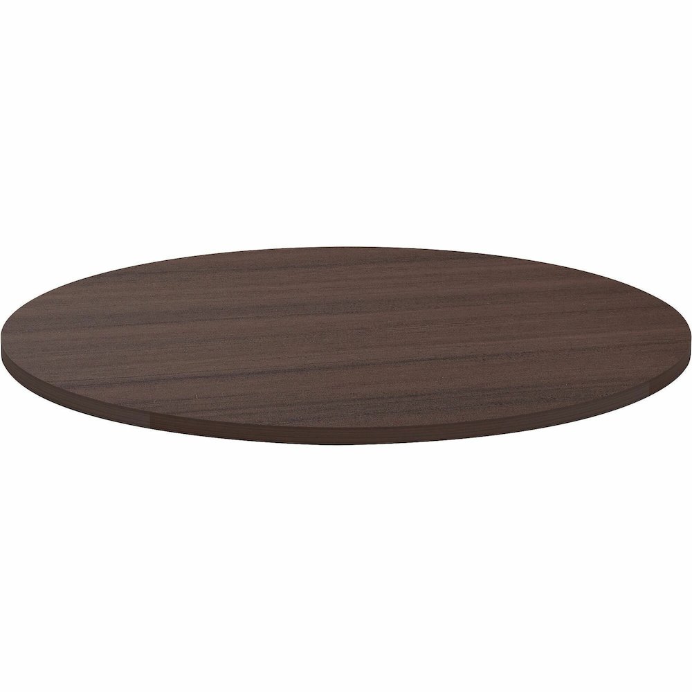 Lorell Essentials Conference Tabletop - Espresso Round Top - Contemporary Style - 1" Table Top Thickness x 42" Table Top Diameter - Assembly Required - 1 Each. Picture 1