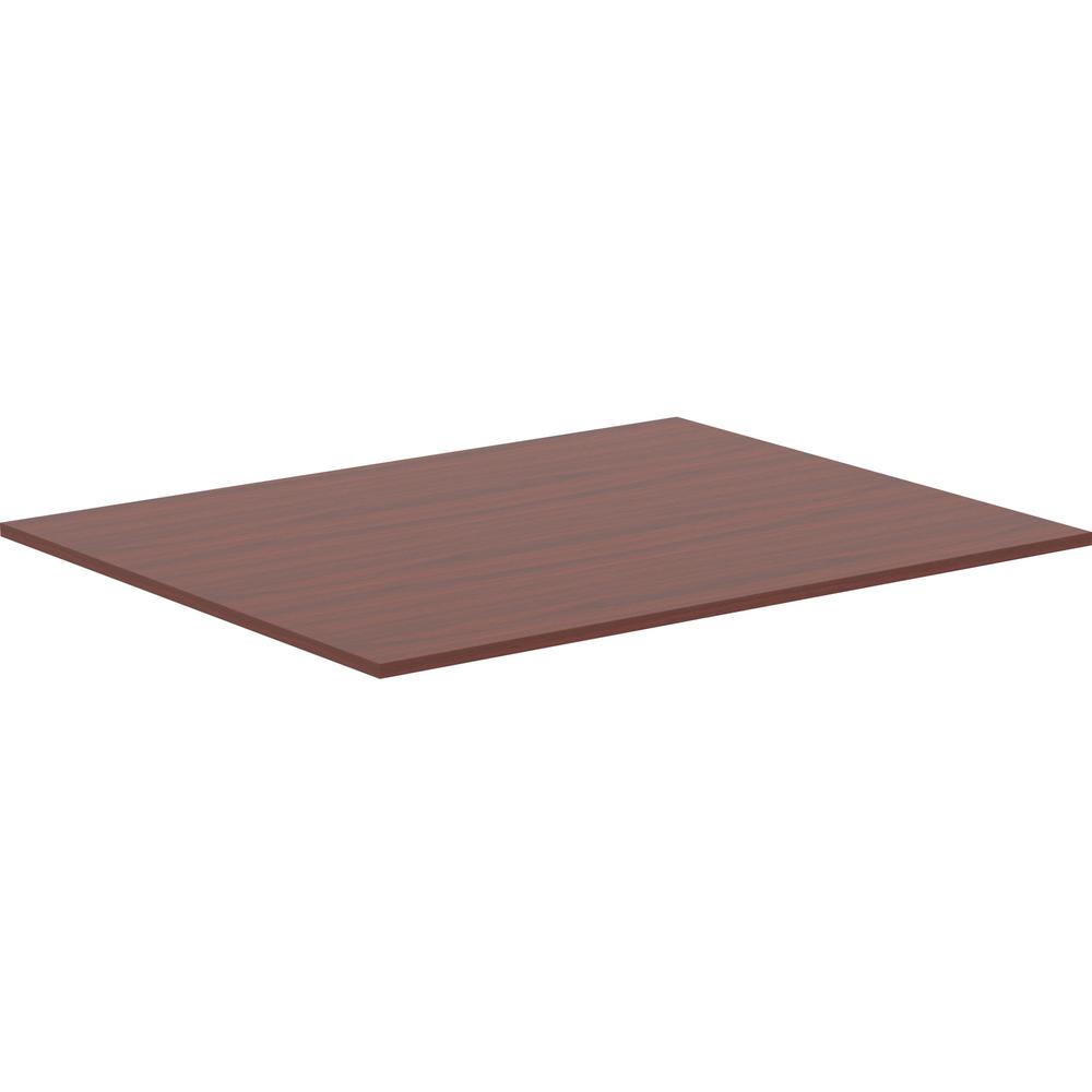 Lorell Revelance Conference Rectangular Tabletop - Rectangle - 1" Height x 59.9" Width x 47.3" Depth x 1" Thickness - Material: Laminate - Finish: Mahogany - For Office - 1 Each. Picture 1