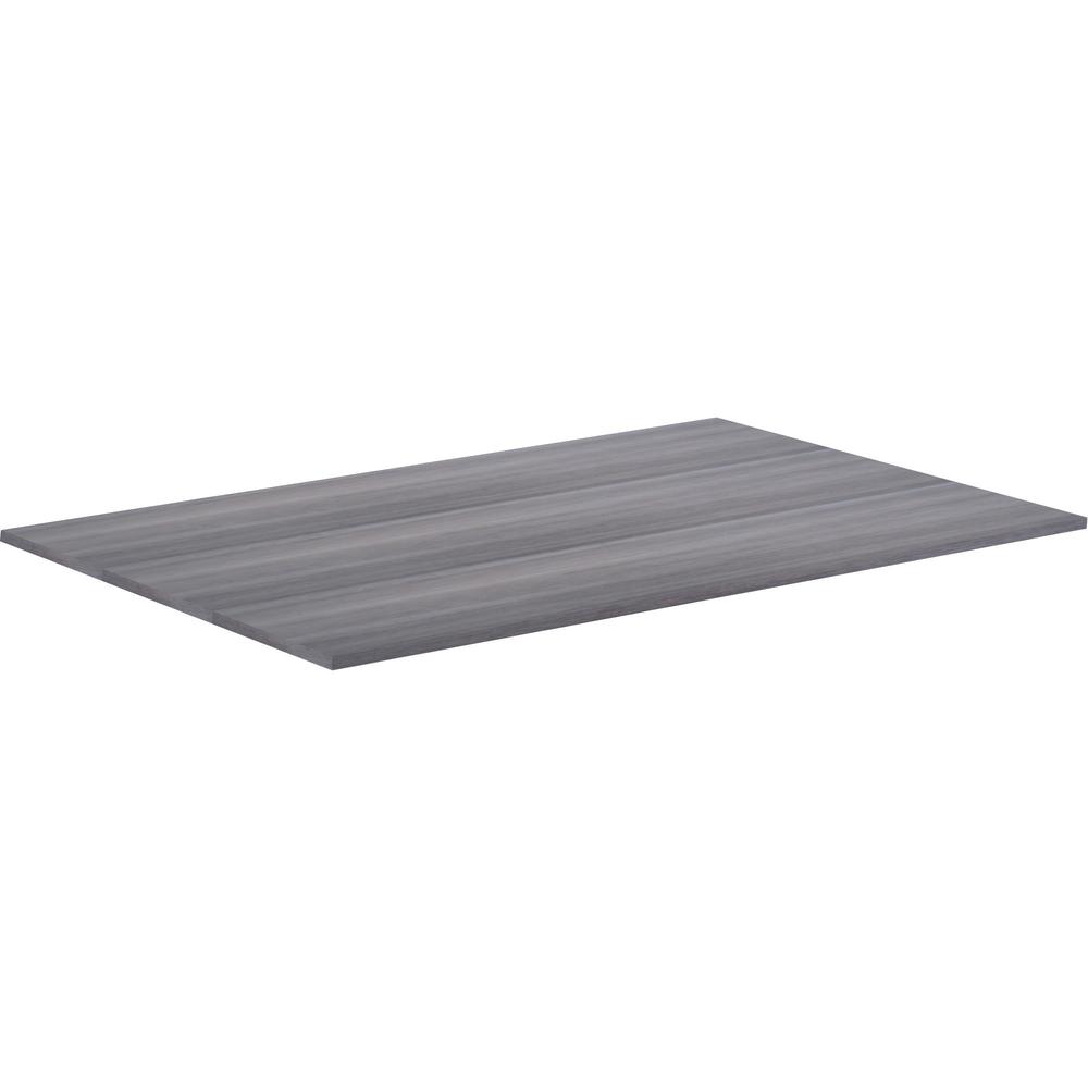 Lorell Revelance Conference Rectangular Tabletop - Rectangle - 1" Height x 71.6" Width x 47.3" Depth x 1" Thickness - Material: Laminate - Finish: Weathered Charcoal - 1 Each. Picture 1