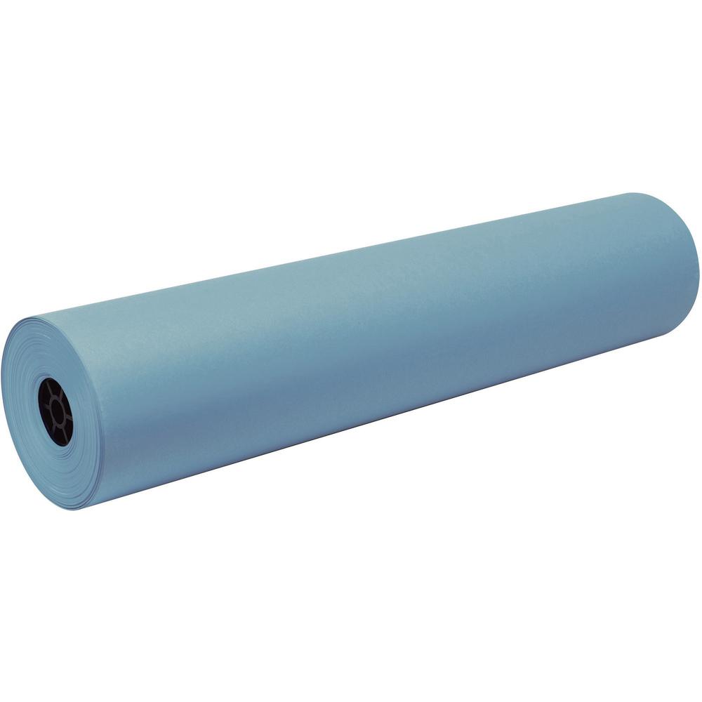 Tru-Ray Construction Paper Art Roll - Art Project, Mural, Banner - 36"Width x 500 ftLength - 1 / Roll - Sky Blue - Sulphite. Picture 1