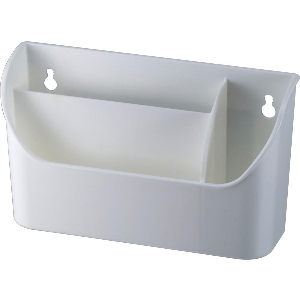 Officemate 92550 MagnetPlus Magnetic Organizer, White - 4.8" Height x 8" Width x 2.5" Depth, Magnetic, White, 1 Each. Picture 1