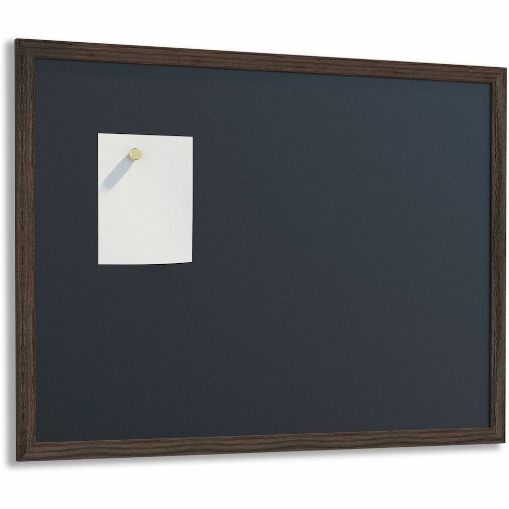 U Brands Magnetic Chalkboard - 48" (4 ft) Width x 36" (3 ft) Height - Decor Rustic Frame - Horizontal/Vertical - Magnetic, Durable - 1 Each. Picture 1
