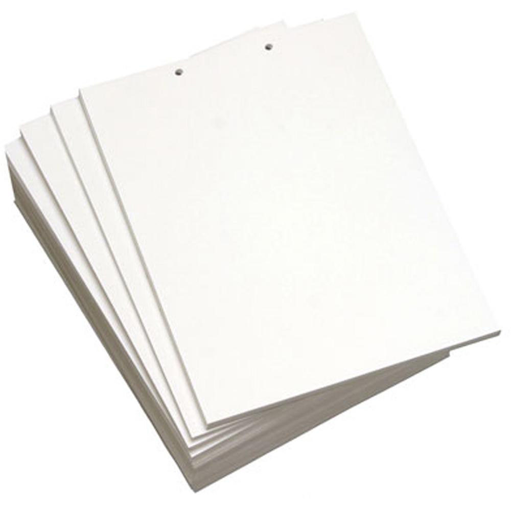 Lettermark Punched & Perforated Paper with 2HP on Top - White - 92 Brightness - Letter - 8 1/2" x 11" - 20 lb Basis Weight - 75 g/m&#178; Grammage - 5 / Carton - 2500 Sheets - 500 Sheets per Ream - Su. Picture 1