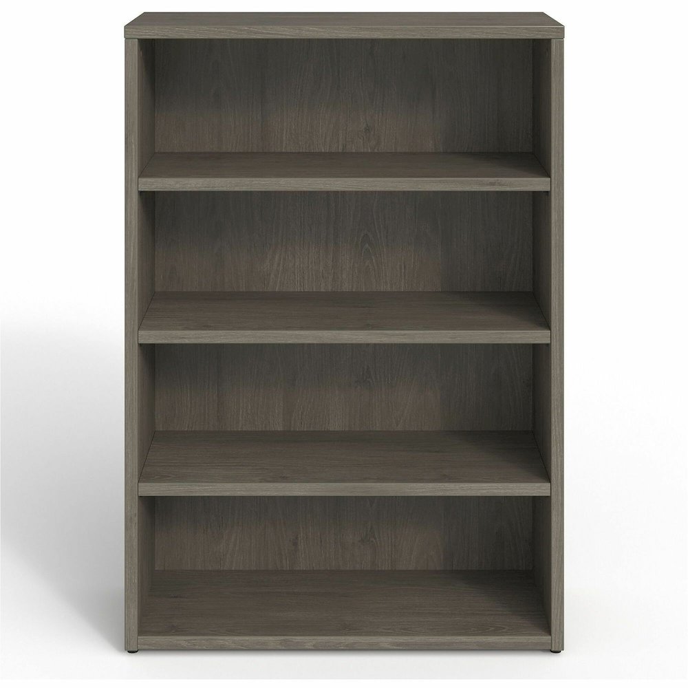 Lorell Prominence 2.0 Bookcase - Rectangle - 48" Height x 34" Width x 12" Depth, 1" Thickness Top - 4 Shelve(s) - 3 Adjustable Shelf(ves) - Material: Particleboard, Thermofused Melamine (TFM) - Finish. Picture 1
