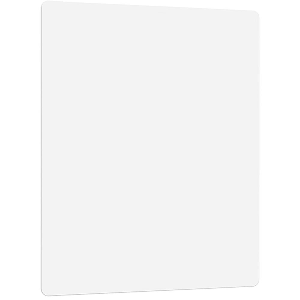 Lorell DIY Frameless Magnetic Glass Board - 36" (3 ft) Width x 30" (2.5 ft) Height - White Glass Surface - Aluminum Frame - Rectangle - Magnetic - 1 Each. Picture 1