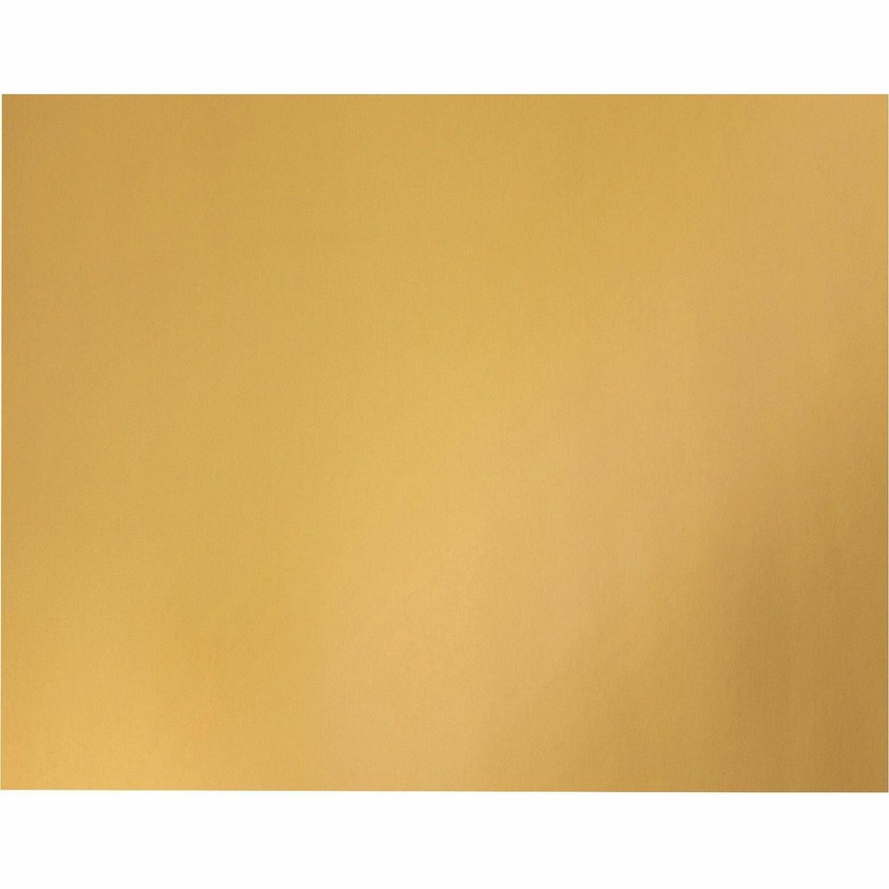UCreate Metallic Poster Board - Classroom, Poster, Mounting, Project - Yellow - 25 / Carton. Picture 1