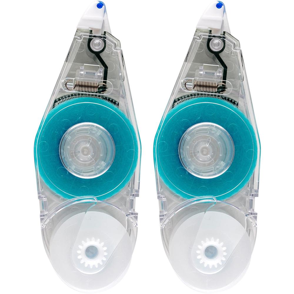 Tombow Refill 2-Pack, MONO Air Touch Adhesive - 17.50 yd Length x 0.33" Width - White - 2 / Pack. Picture 1