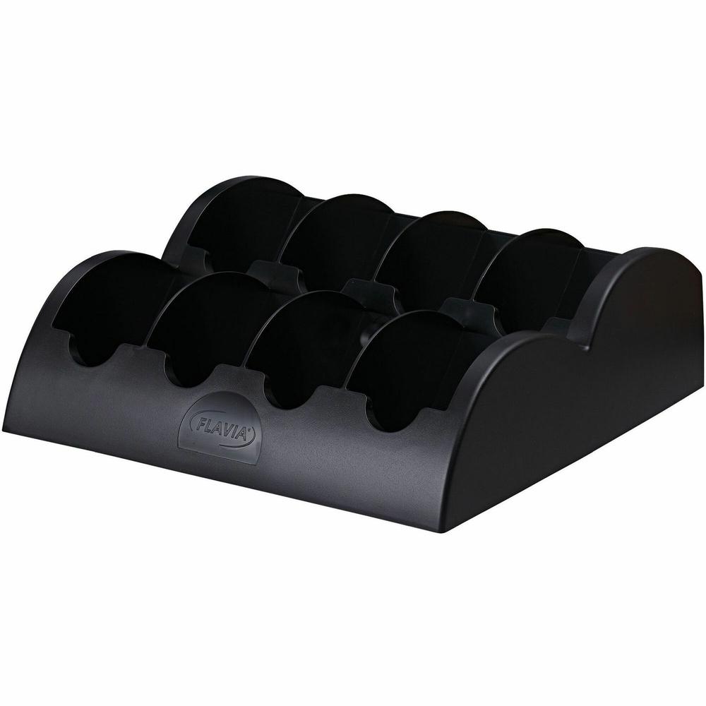 Flavia Freshpacks Small Merchandiser - 80 x Drink - Drawer Size : 10" - 4.40" Height x 13.60" Width x 13" Depth - Sturdy, Compact, Recyclable - Black - Plastic - 1 Each. Picture 1