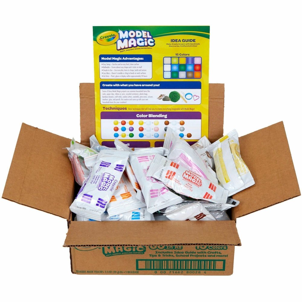 Model Magic Variety Pack - Marker, School, Home, Sculpture - Assorted - 30 / Pack. Picture 1