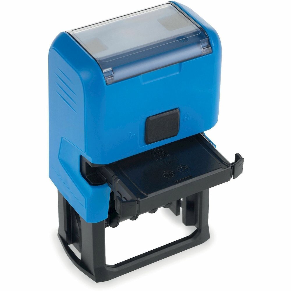 Trodat Do-it-Yourself Date Stamp - Date Stamp - 2 Characters/Line - 1" Impression Width x 1.63" Impression Length - 10000 Impression(s) - Assorted - Recycled - 1 Each. Picture 1
