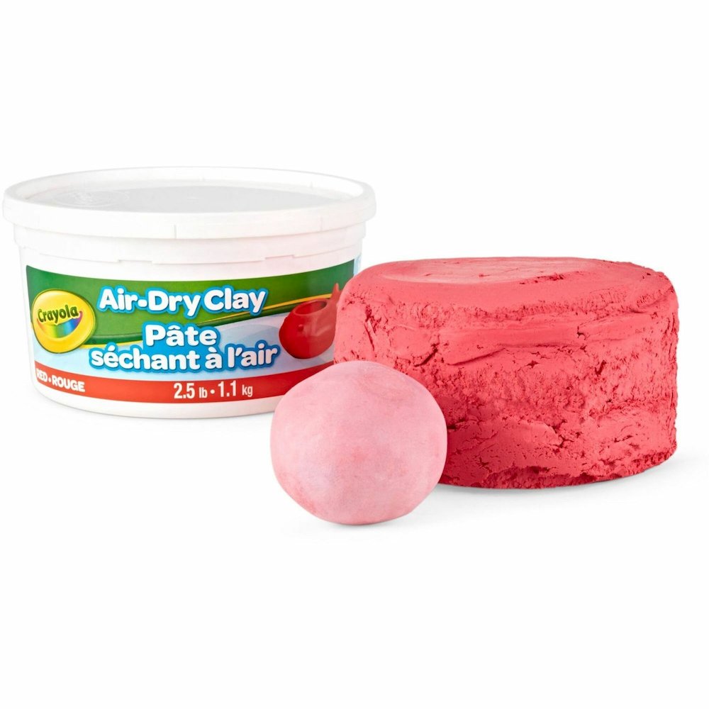 Crayola Air-Dry Clay - Art, Classroom, Art Room - Red - 1 Each. Picture 1