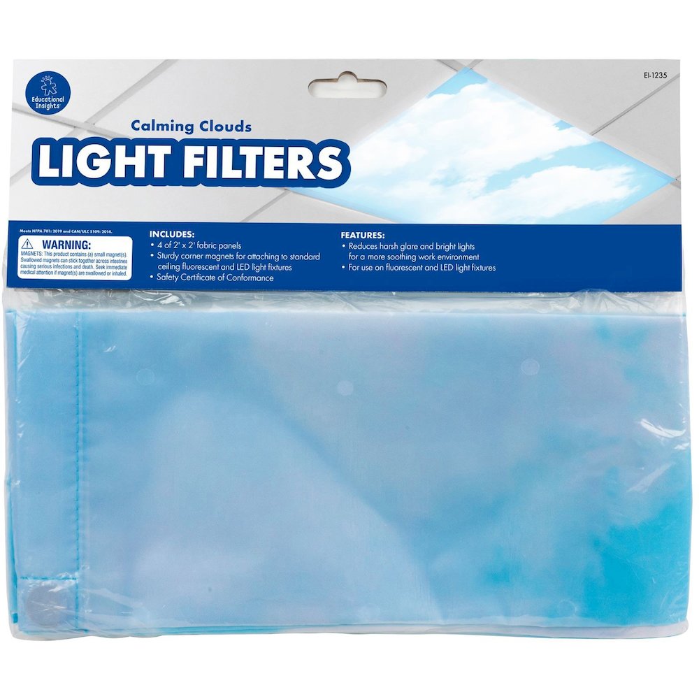 Educational Insights Calming Clouds Light Filters - 4 / Pack. Picture 1