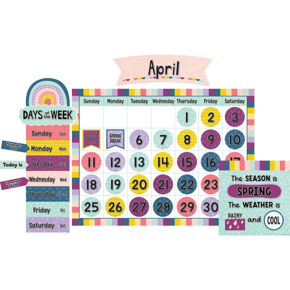 Teacher Created Resources Oh Happy Day Bulletin Board Set - 1 Set. Picture 1