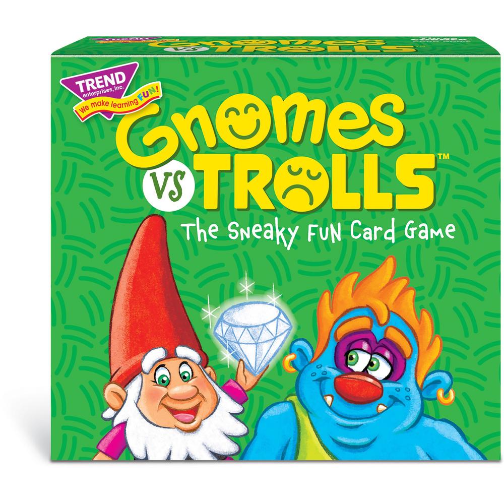 Trend Gnomes vs Trolls Three Corner Card Game - 63 Card(s) - Fun - Matching - 2 to 4 Players - 1 Each. Picture 1