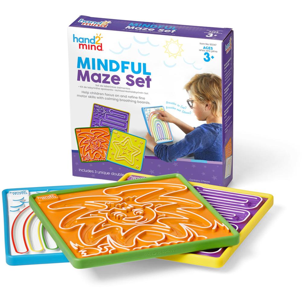 Learning Resources Hand2Mind Mindful Maze Set - Learning - Creative - 1 Each. Picture 1