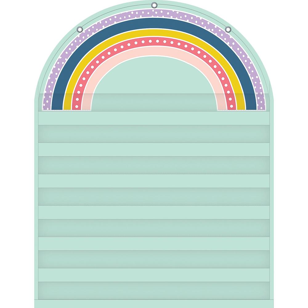 Teacher Created Resources Oh Happy Day Rainbow 7 Pocket Chart - Skill Learning: Rainbow - 1 Each. Picture 1