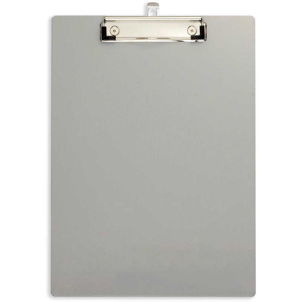 Officemate Magnetic Clipboard - Aluminum - Gray - 1 Each. Picture 1