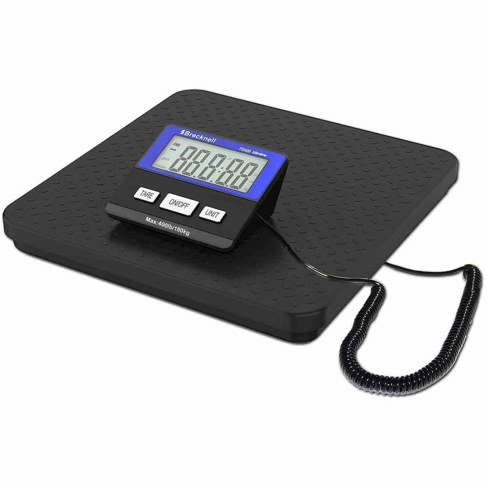 Brecknell PS Slimline Series - 150 lb / 70 kg Maximum Weight Capacity - Black. Picture 1