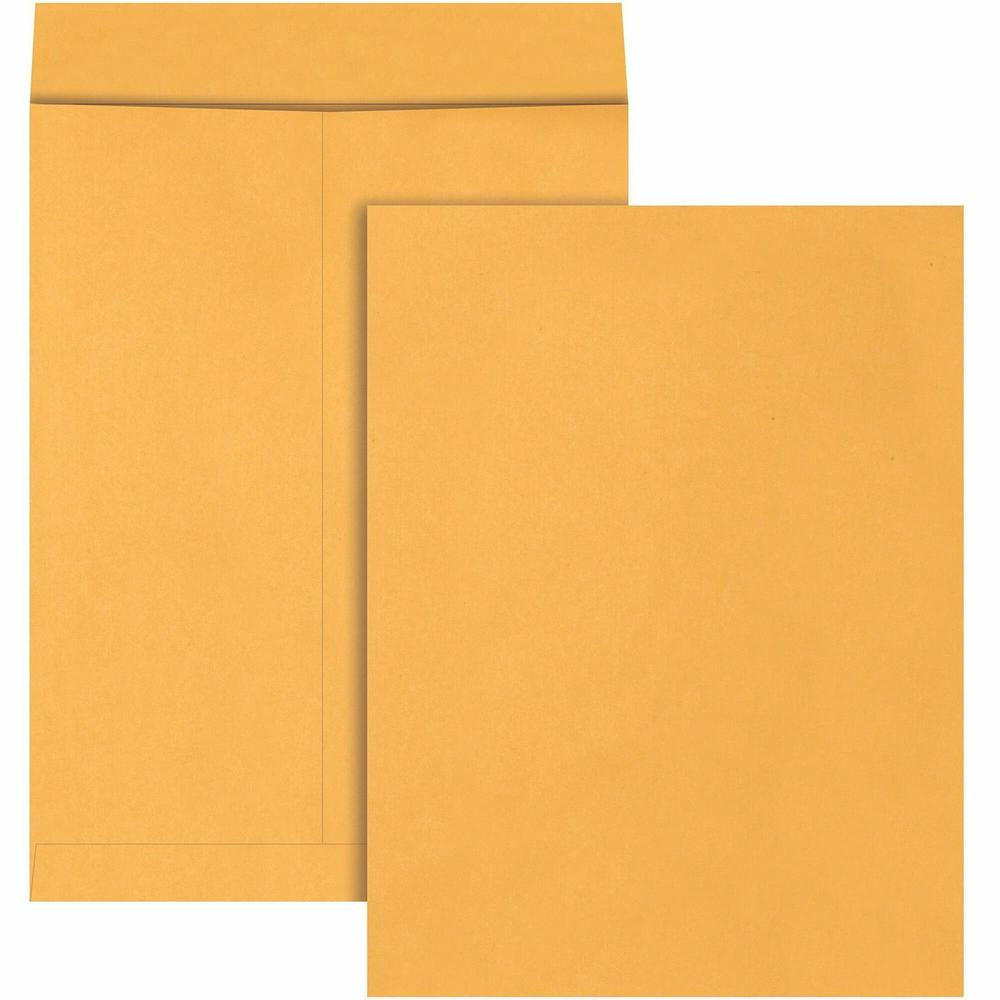 Quality Park 17 x 22 Jumbo Catalog Envelopes - Ungummed - Catalog - 17" Width x 22" Length - 28 lb - Kraft - 25 / Box - Kraft. Picture 1