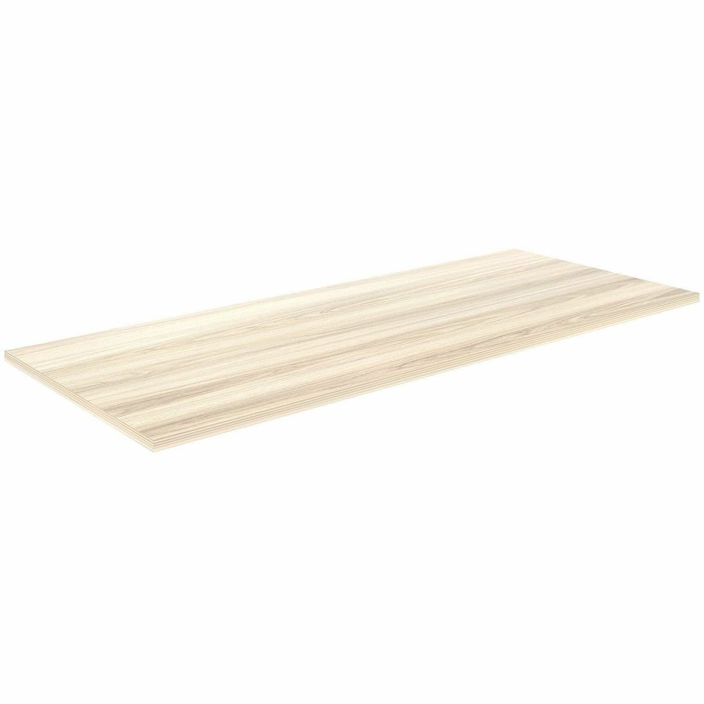 Lorell Multi-Purpose Tabletop - Laminated Rectangle Top - 30" Table Top Width x 72" Table Top Depth x 1" Table Top Thickness - Training, Multipurpose - Assembly Required - Modern Elm - Particleboard T. Picture 1