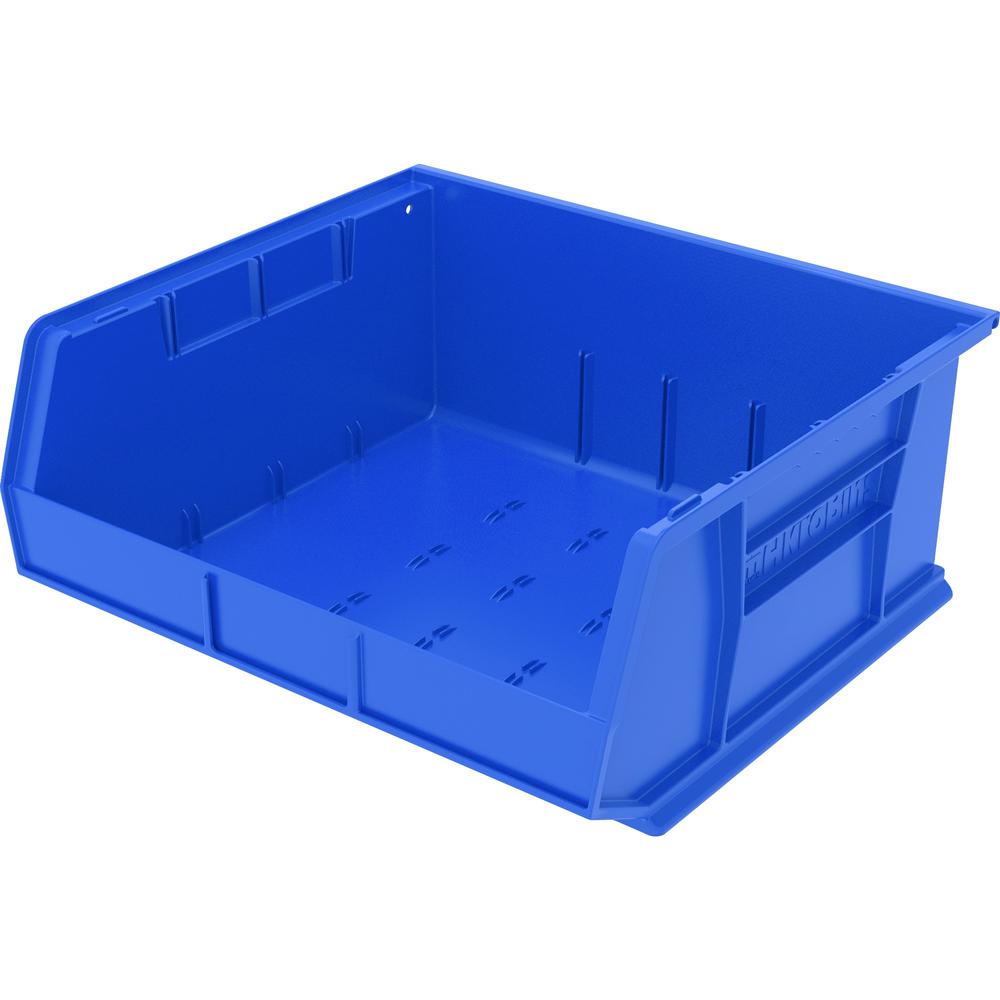 Akro-Mils Akrobins Storage Bin - 7" Height x 16.50" Width x 14.80" Depth - Unbreakable, Water Proof, Stackable, Corrosion Proof - Blue - Polymer - 1 Each. Picture 1