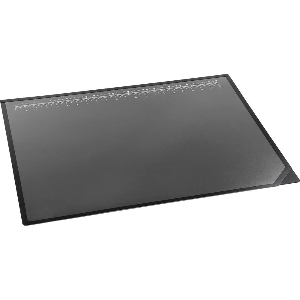Artistic Logo Desktop Organizer Pad - Rectangular - 24" Width x 19" Depth - Rubber - Rubber, Plastic - Black. Picture 1