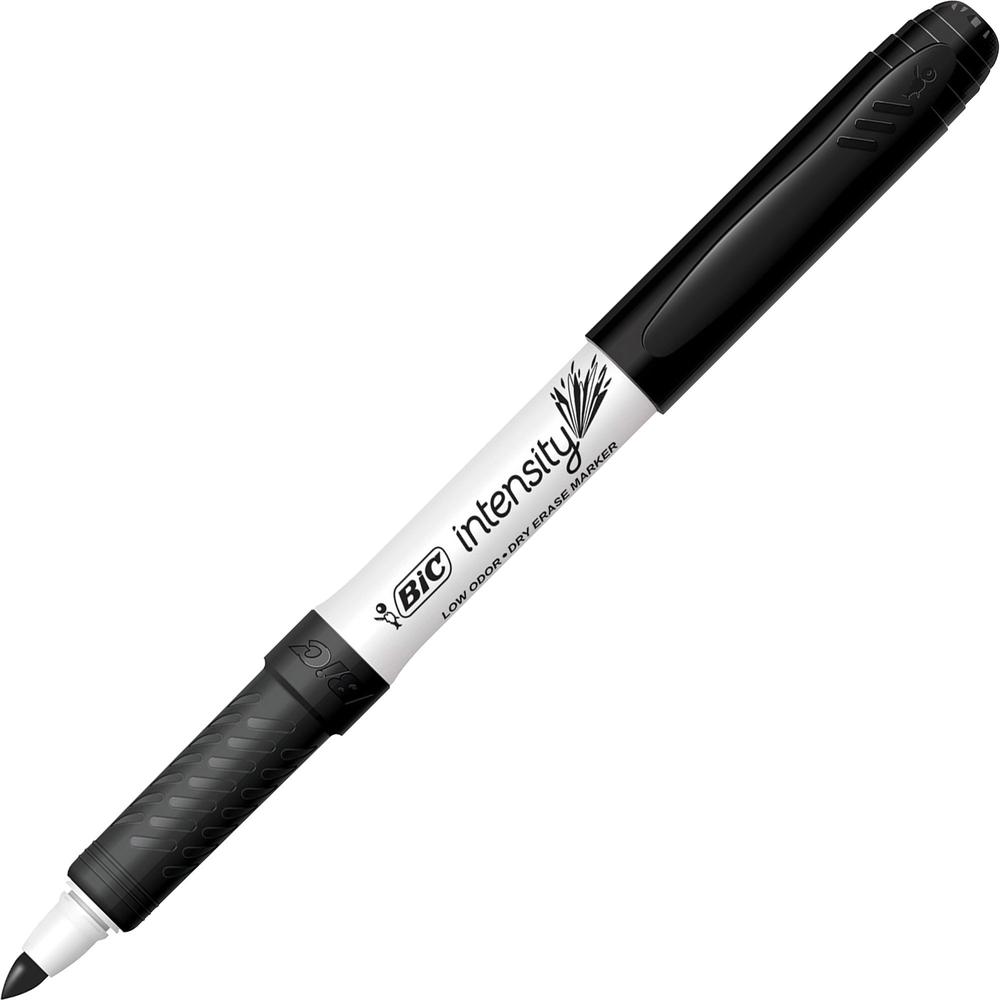 BIC Intensity Fine Point Whiteboard Marker - Fine Marker Point - Black - 1 Dozen. Picture 1